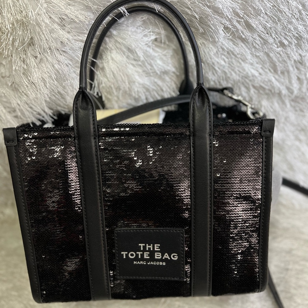 The tote bag Small Sequin Tote Handbag Marc Jacobs